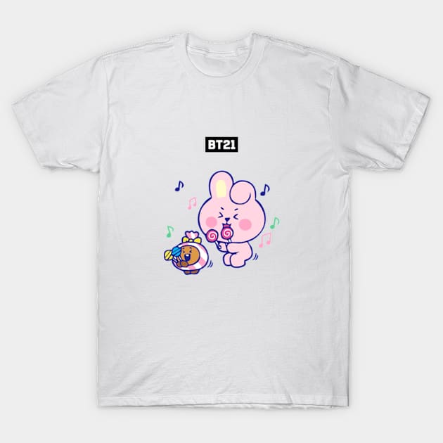 bt21 bts exclusive design 99 T-Shirt by Typography Dose